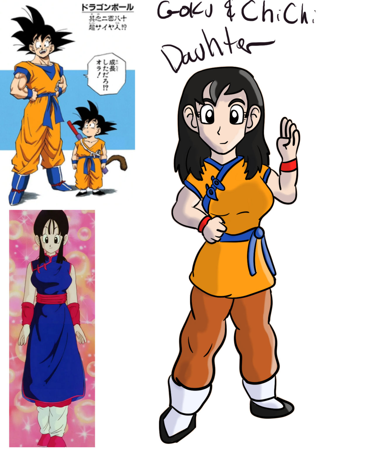 Made a Goku and Chichi daughter.