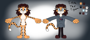 TINA tHE tiGer : a sonic fan character for LOLS