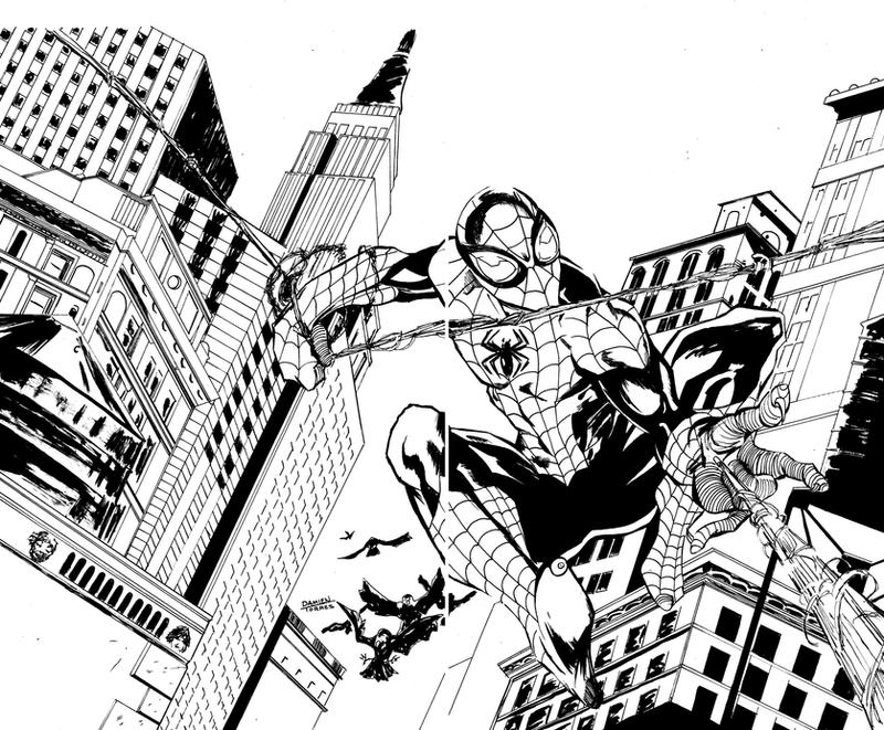 Superior Spider-Man inks