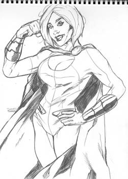 Power Girl sketch