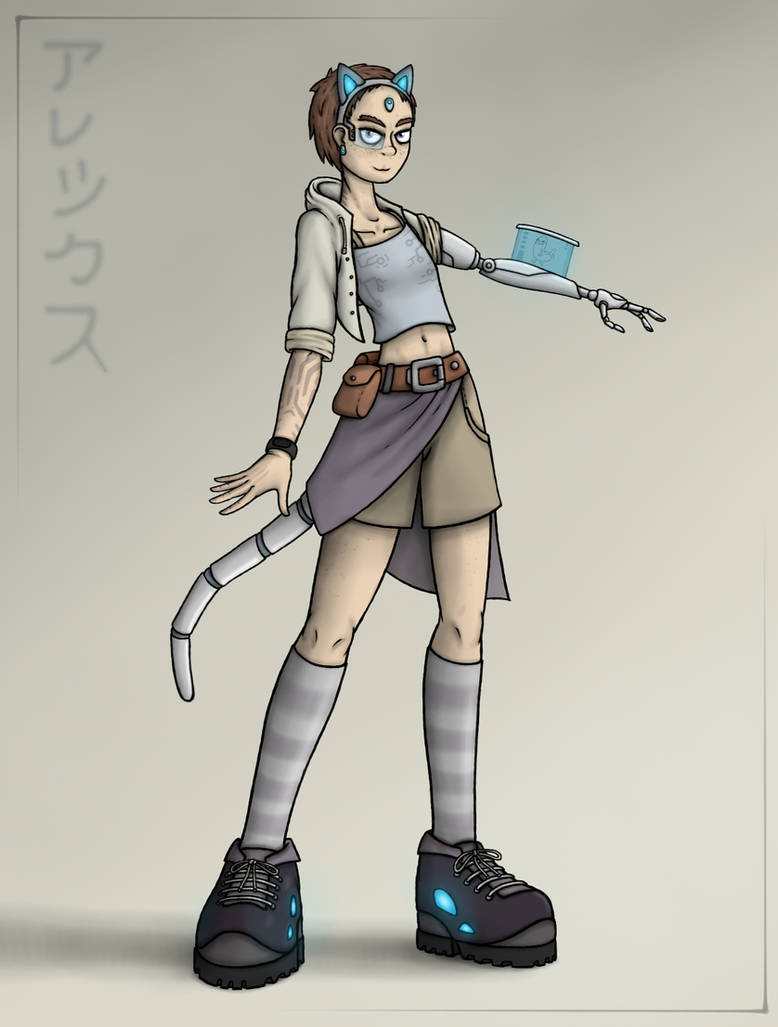 Techy girl by BananaScholar on DeviantArt