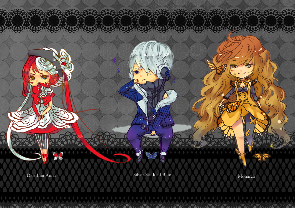 Butterfly Gijinka Auction Adoptables : { CLOSED }