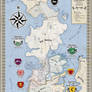 Alternative map of Westeros (Game of Thrones)