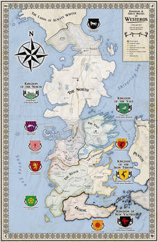 Alternative map of Westeros (Game of Thrones)