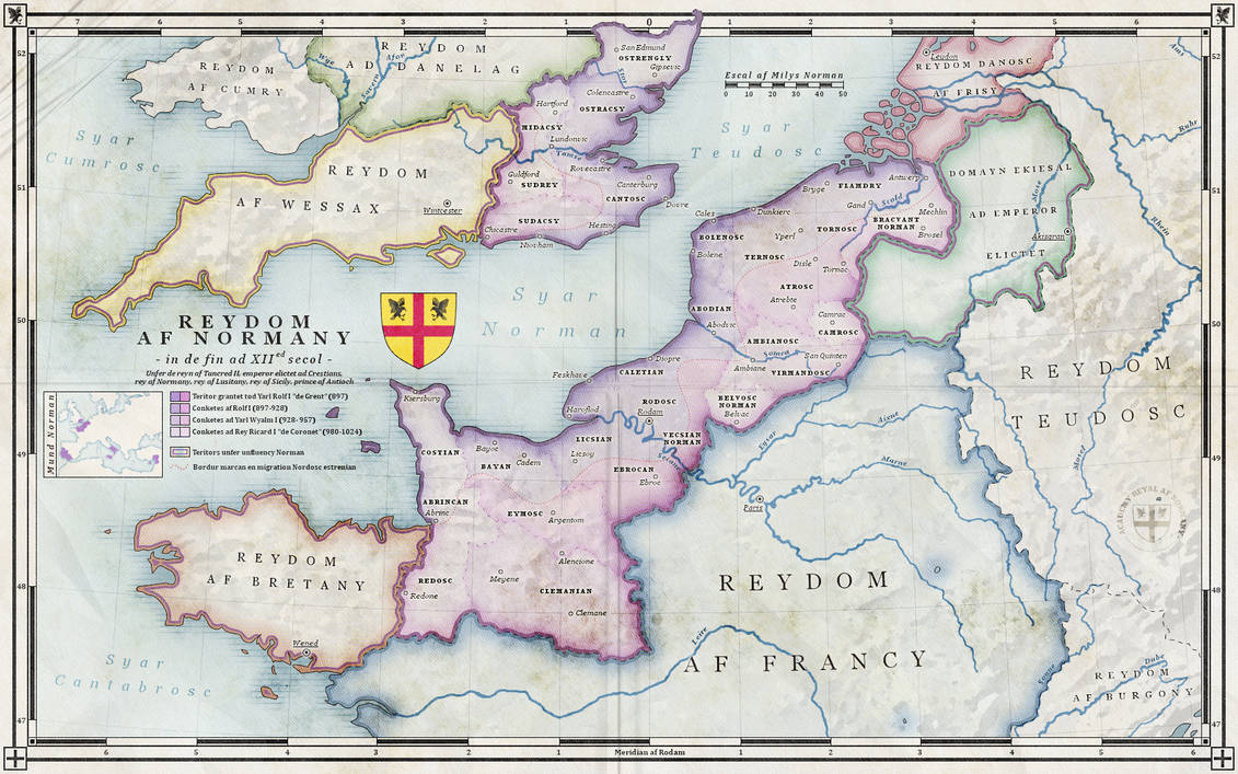 The Kingdom of Normandy, XIIth century (Alt Hist) by ZalringDA on ...