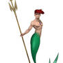 Ariel as a merman