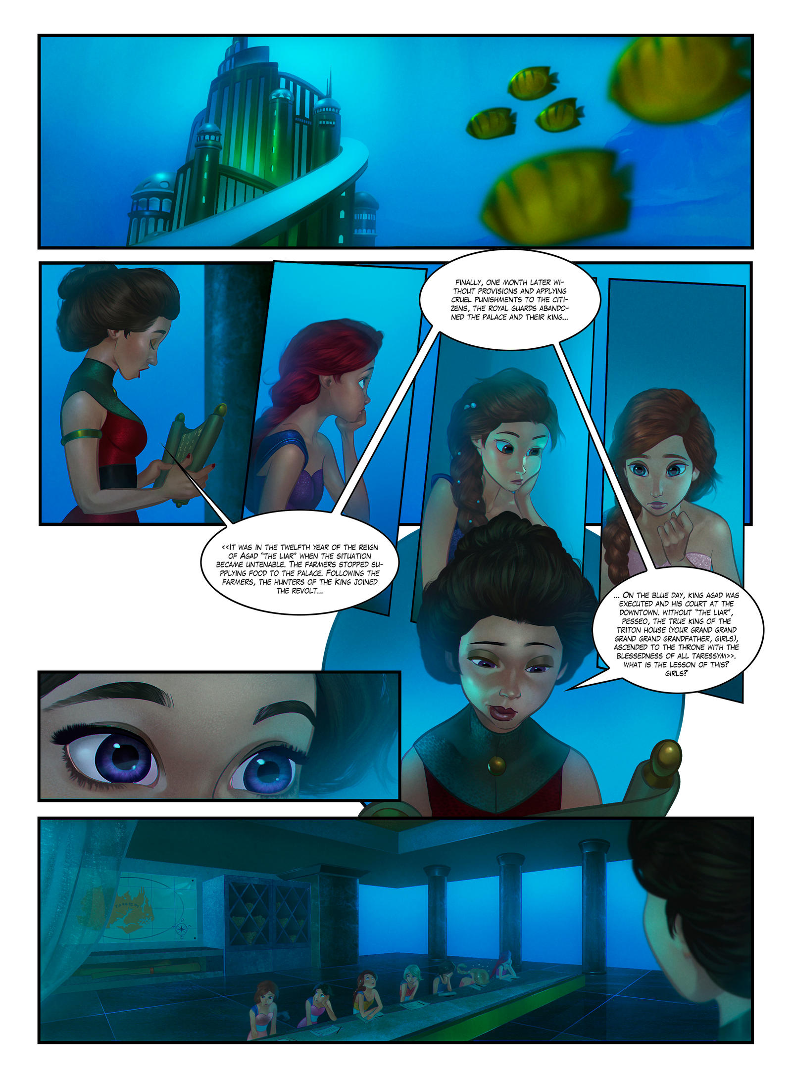 The Little Mermaid comic, page 13