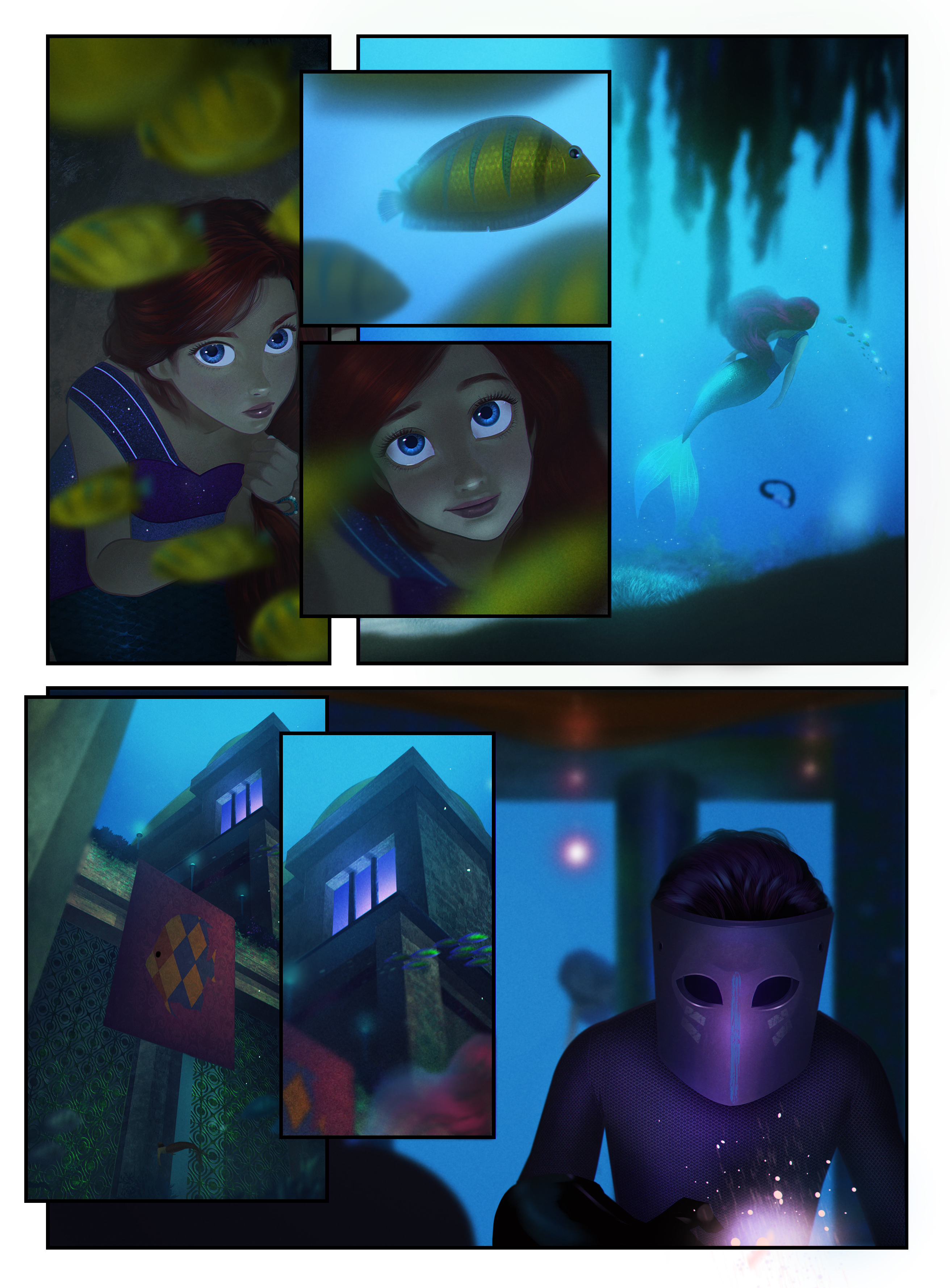 The Little Mermaid comic, page 16