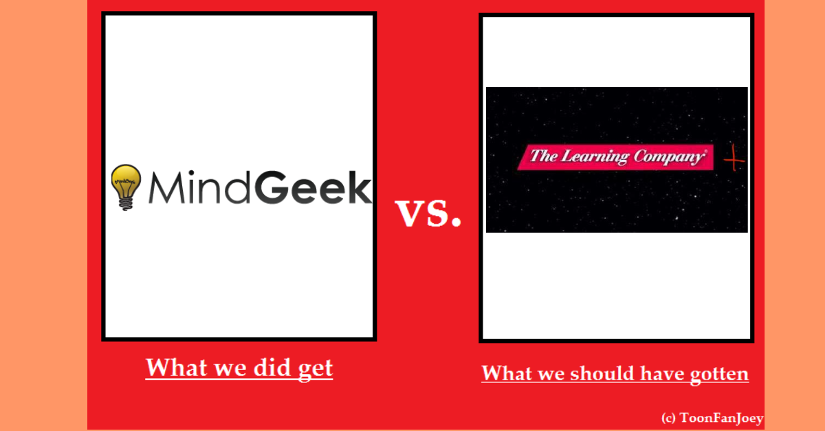 Should of Gotten The Learning Company+ by ComedyYesHorrorNo on DeviantArt