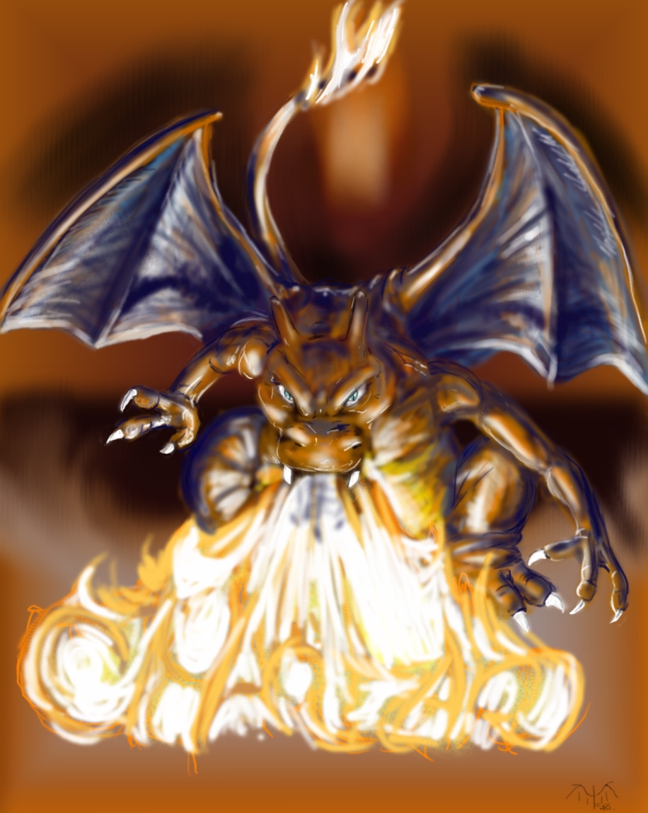 Charizard Raging Charizard by razwit on DeviantArt