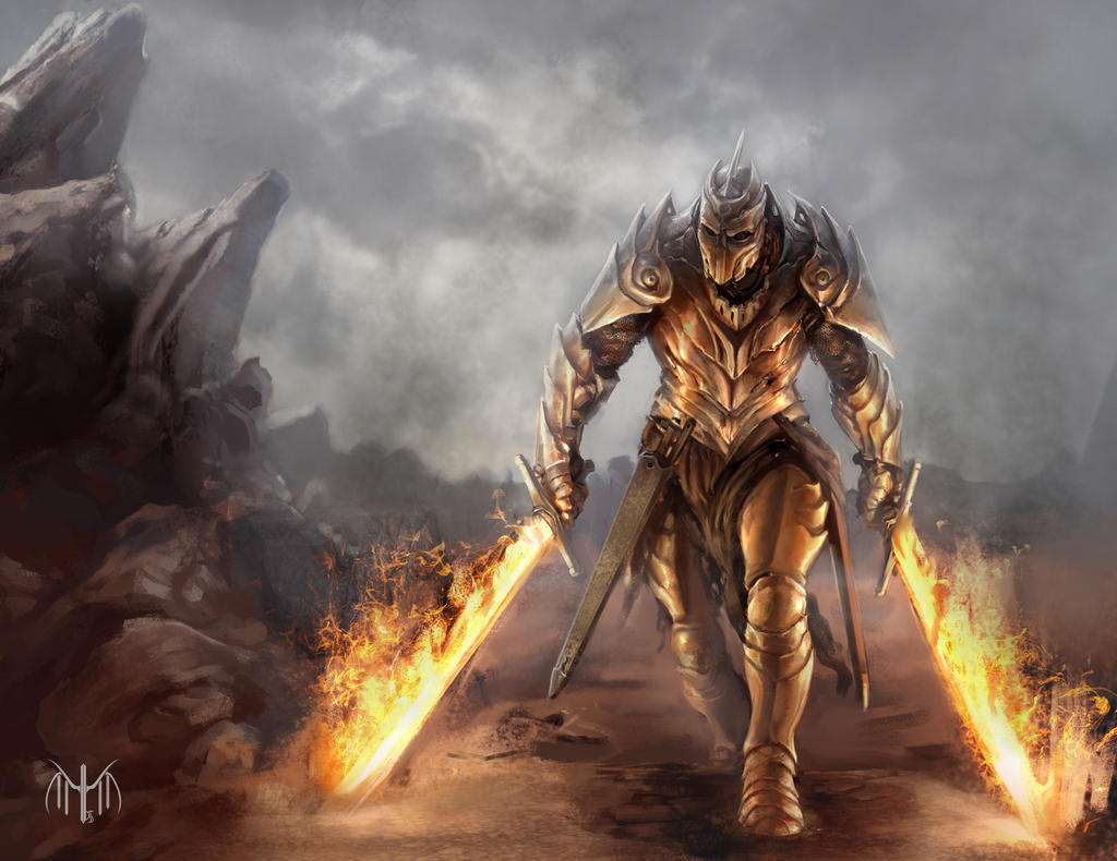 Fire Knight by razwit on DeviantArt