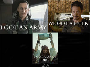 Loki, Tony Stark... Jack Sparrow