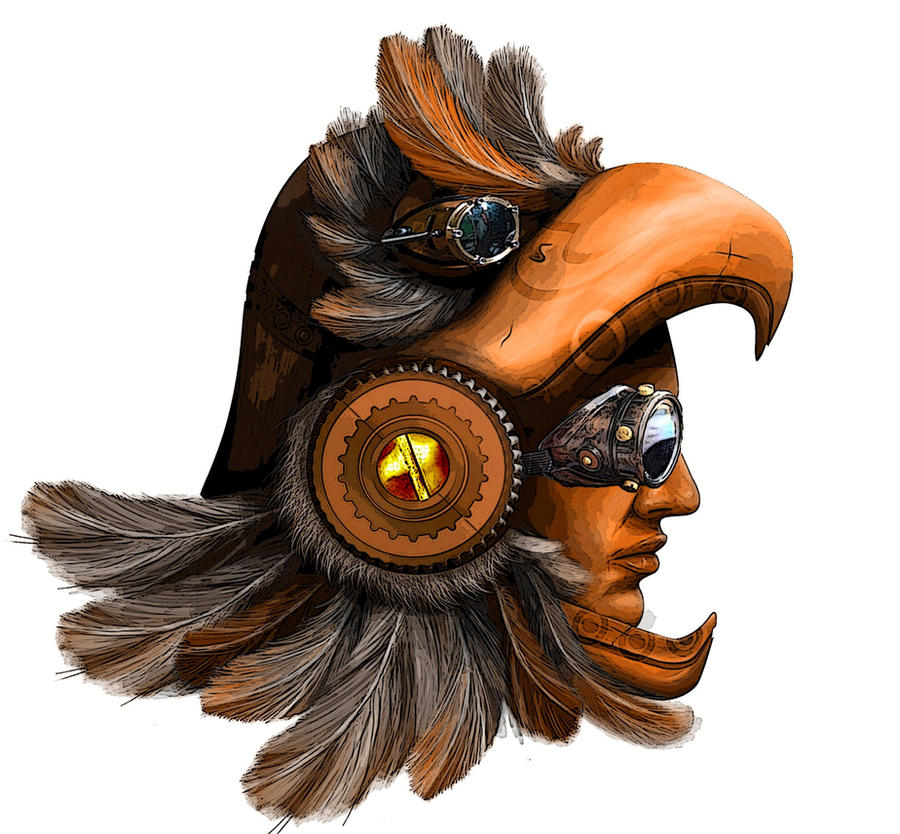 Aztech Forehead Steampunk Aztech by Mercenarios-de-DIOS on DeviantArt