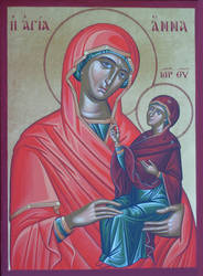 St. Anna, the mother of the Theotokos