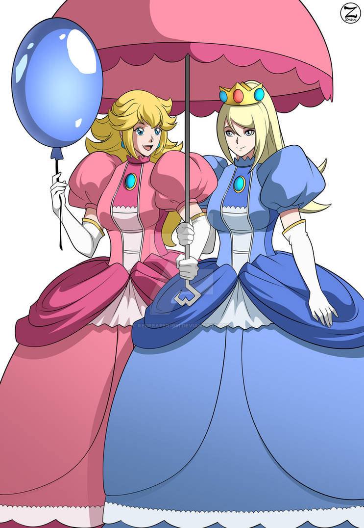 Peach and Samus' Lovely Stroll Date, by Zafirydraw by redreaper1951 on ...