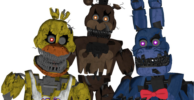 FNaF 4 Model Pack (SFM, Blender, C4D, and MMD) by EverythingAnimations on  DeviantArt