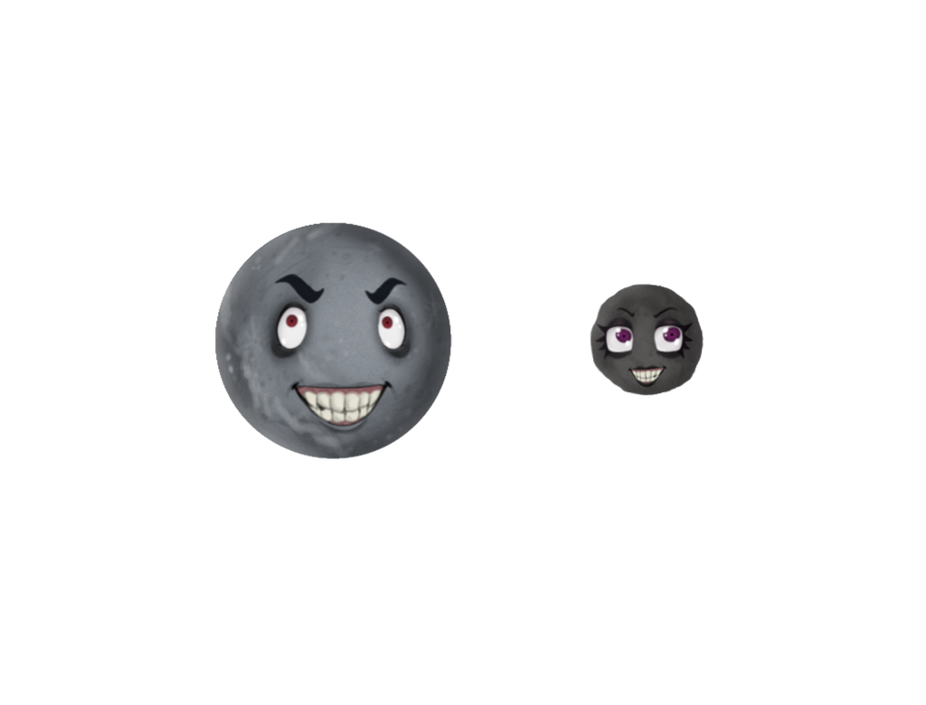 Orcus and Vanth by TheNukealotDev on DeviantArt