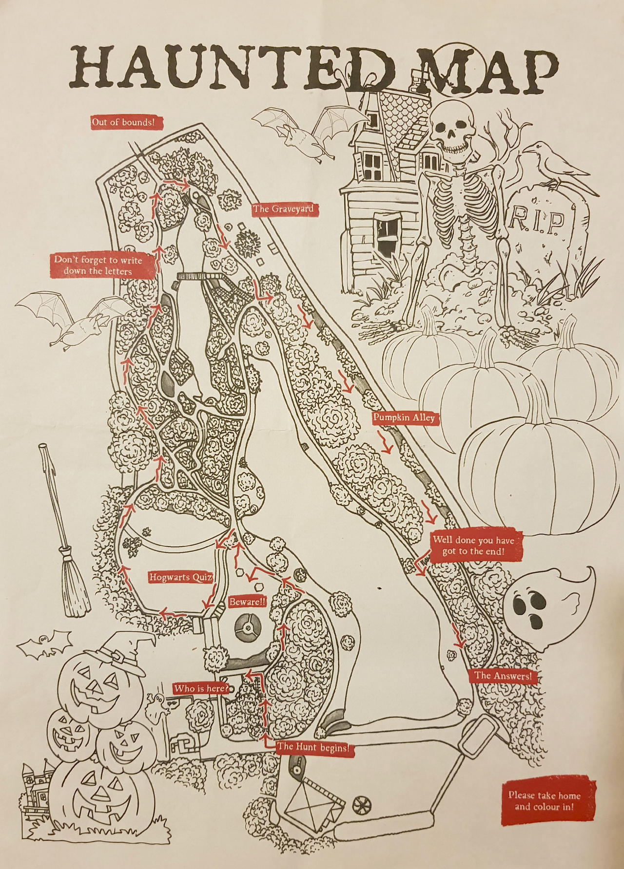 Haunted Map of the gardens by CatonaBlade on DeviantArt