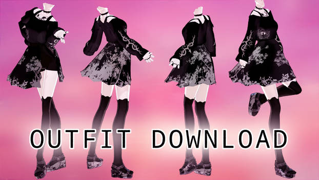 [MMD] Gothic outfit [DOWNLOAD]