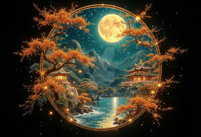 Asian moonlit night - by VasK