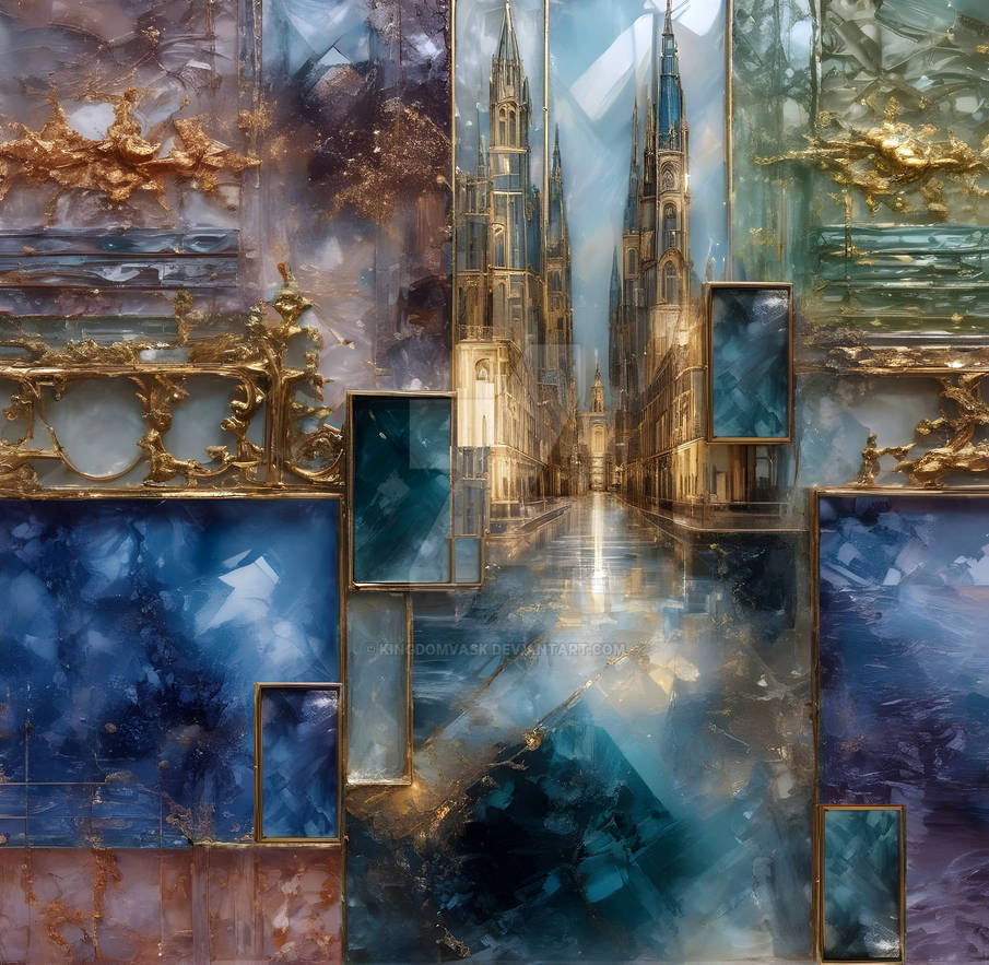 Abstract marble mosaic - by VasK by KINGDOMVASK on DeviantArt