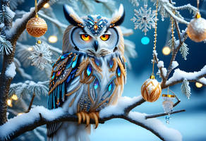 The Gilded Winter Owl - by VasK