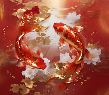 The Dance of Koi - by VasK