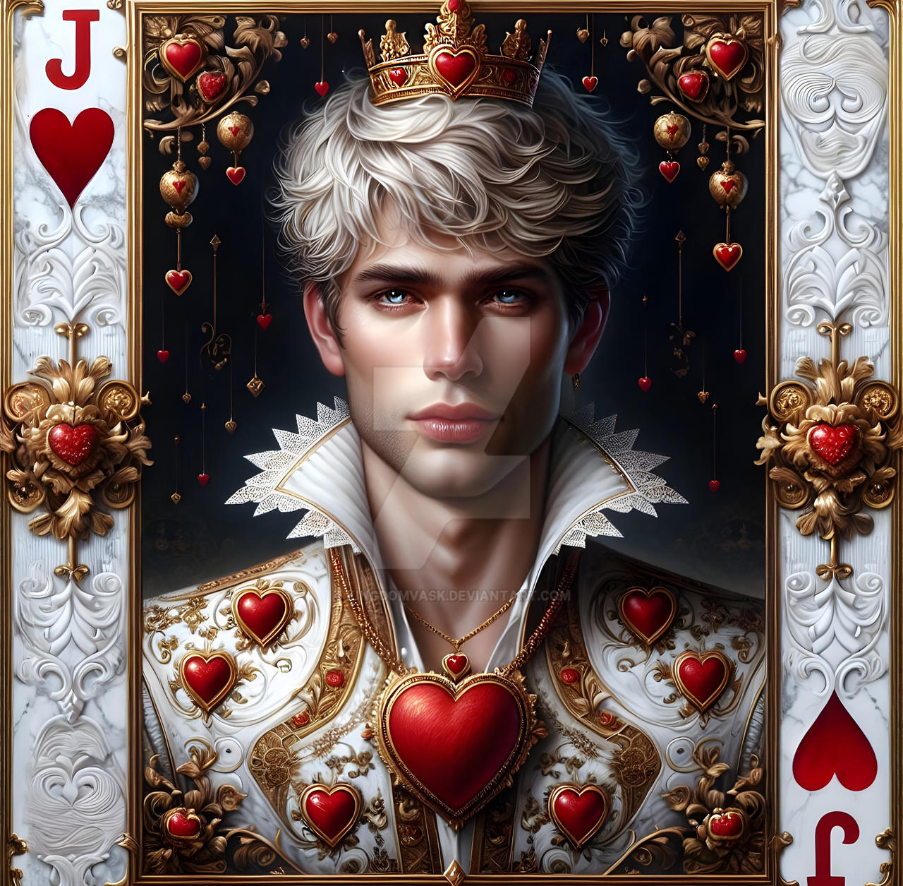 Deviantart Prince The Prince of Hearts - by VasK by KINGDOMVASK on DeviantArt