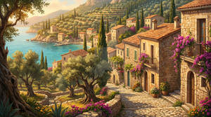 Mediterranean village - by VasK