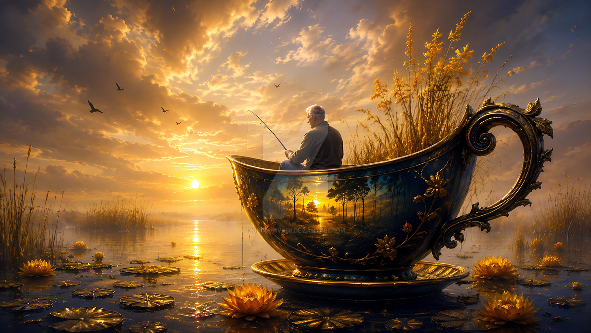 The Teacup Angler - by VasK