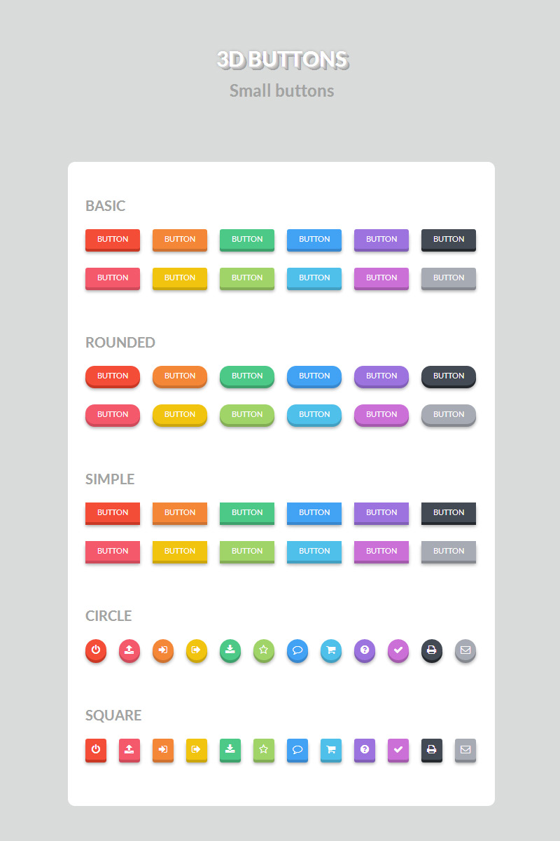 3D Buttons Pack