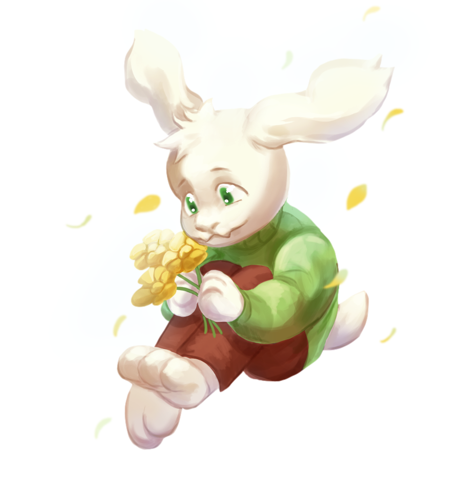 Undertail Rabbit Undertale 8th Anniversary by Greyhoovesart on DeviantArt