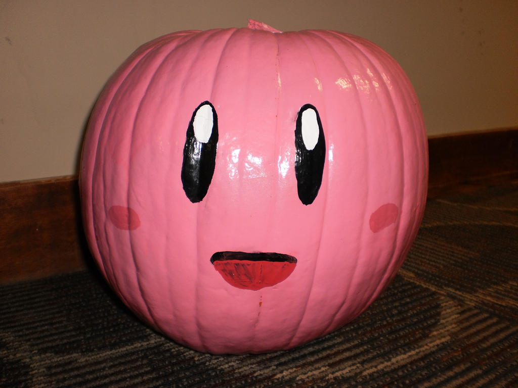 Pumpkin Kirby by FoxboyPrower on DeviantArt