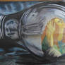 Lady in a Lightbulb