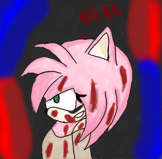 Sonic.exe and yandere Amy Rose by Dorito-Queen-Celeste on DeviantArt