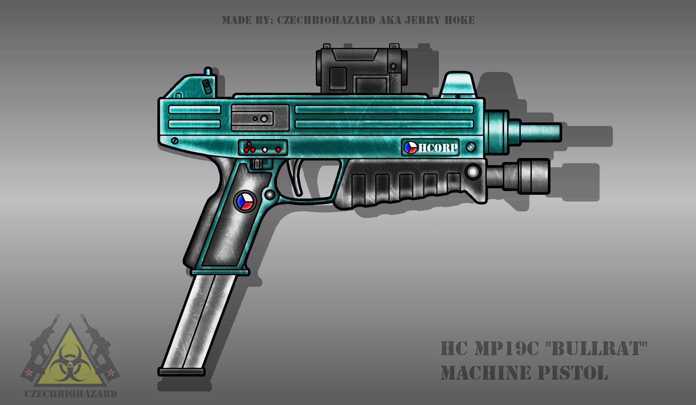 Fictional Firearm: HC-MP19C Machine Pistol