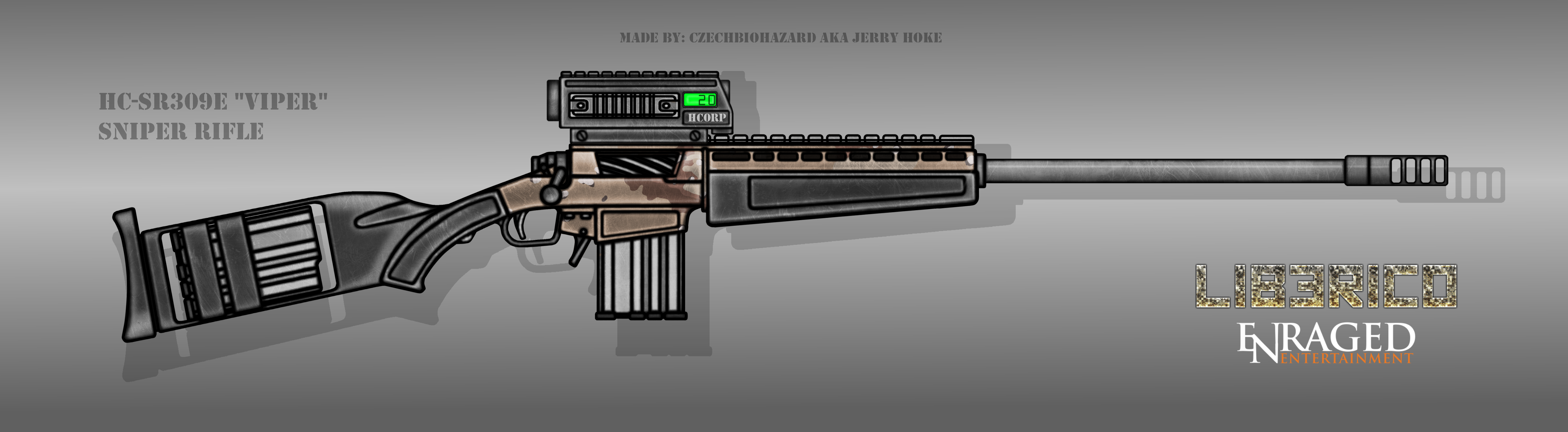 Fictional Firearm: HC-SR309E [Viper] Sniper Rifle