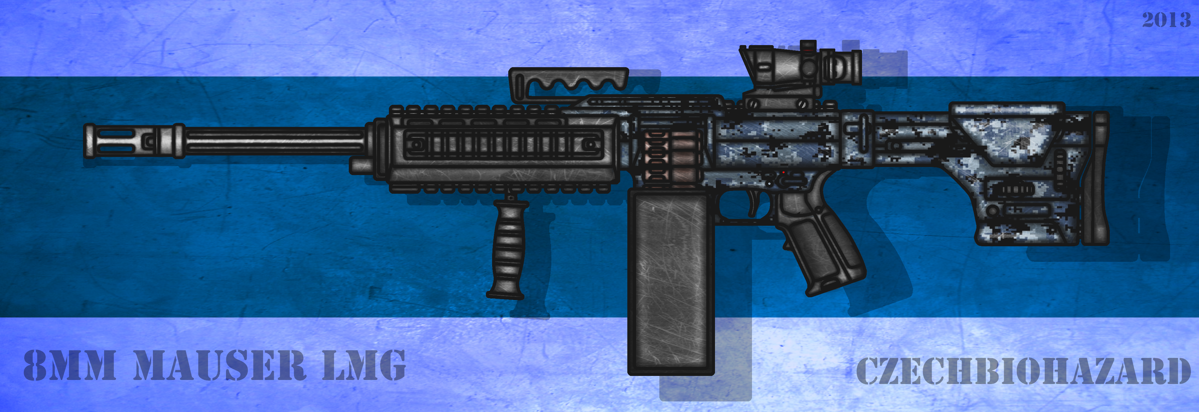 Fictional 8mm Mauser General Purpose Machine Gun