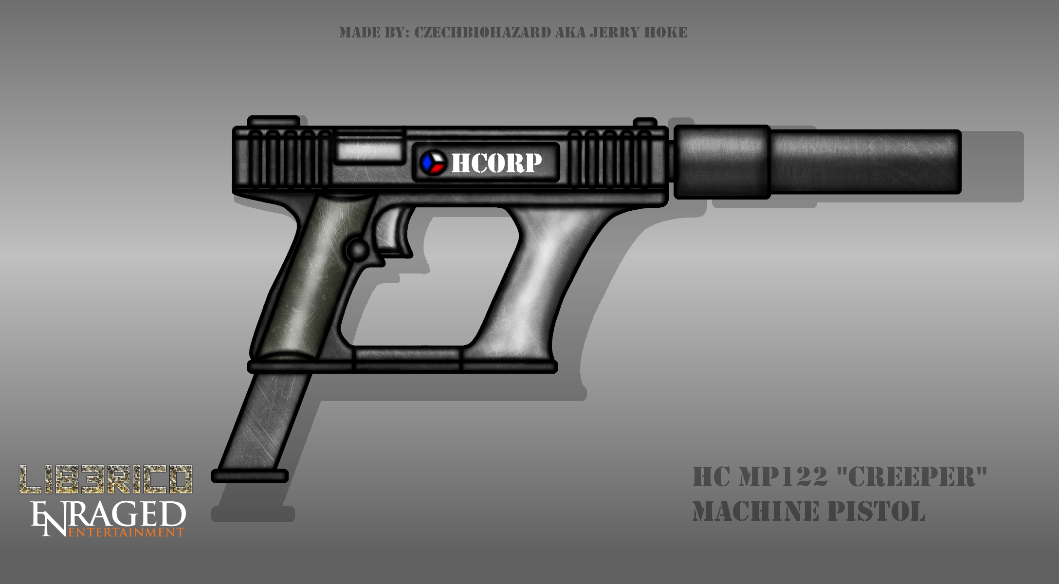 Fictional Firearm: HC-MP122 Machine Pistol