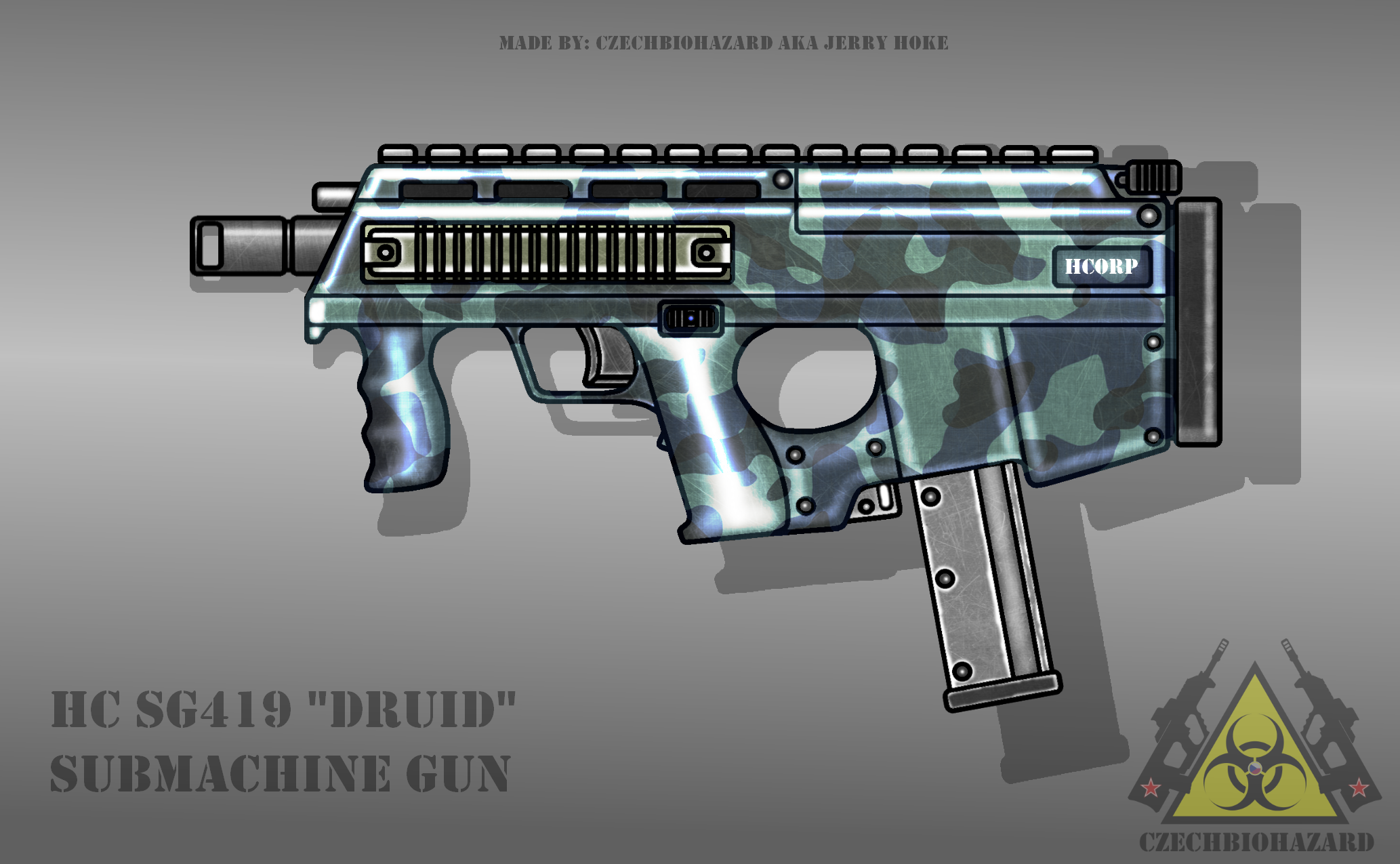 Fictional Firearm: HC-SG419 Submachine Gun