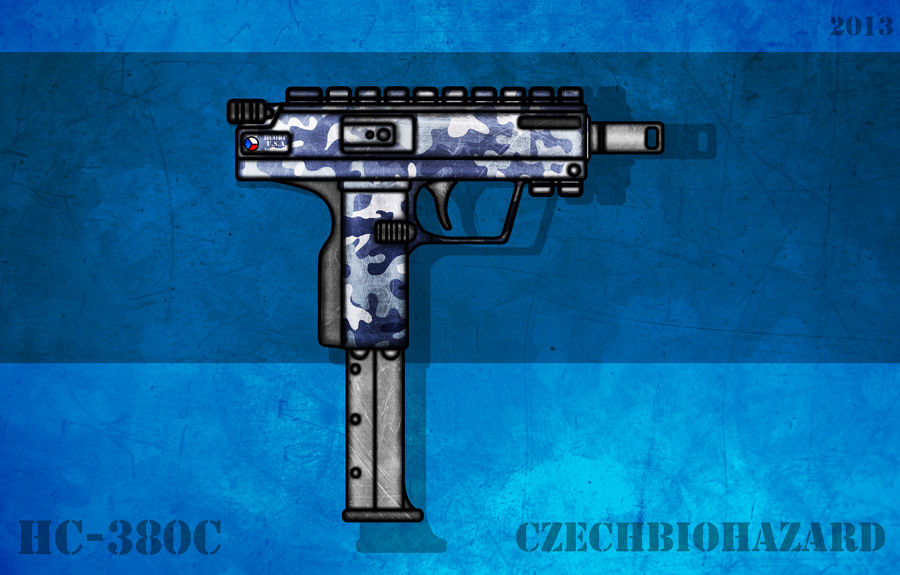 Fictional Firearm: HC-380c Machine Pistol by CzechBiohazard
