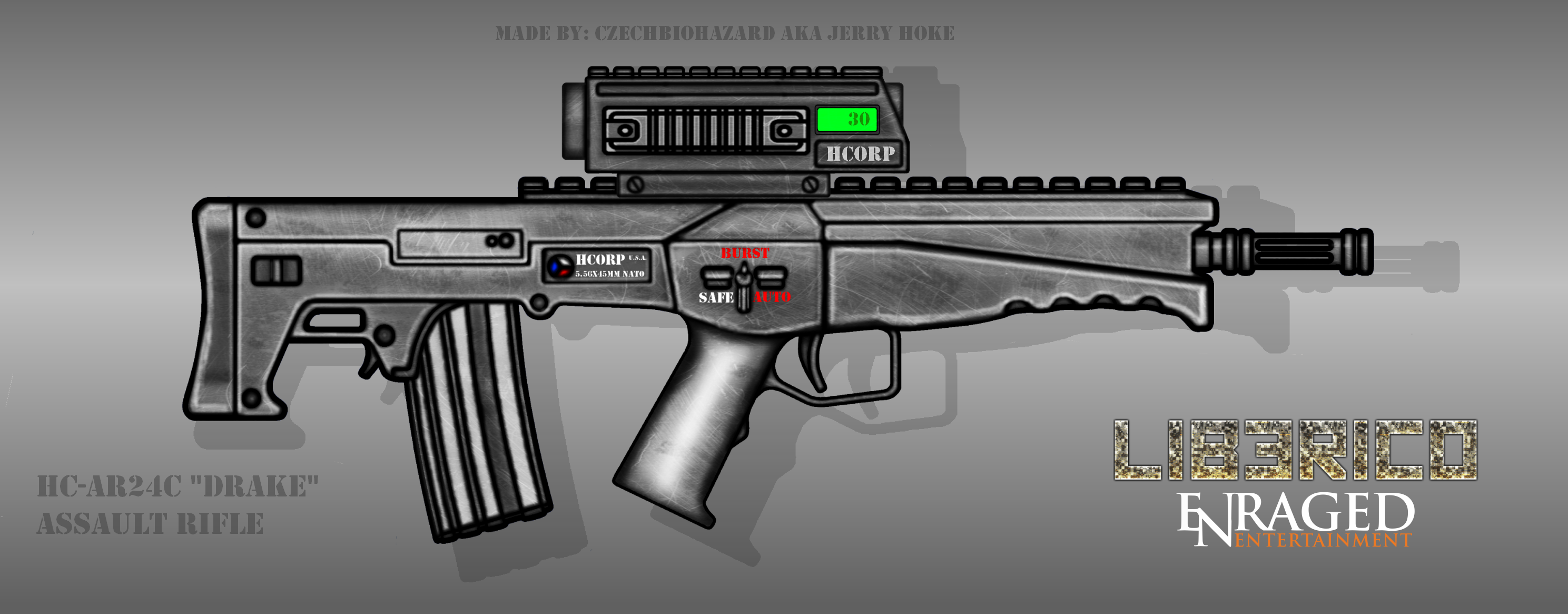 Fictional Firearm: HC-AR24C [Drake] Assault Rifle