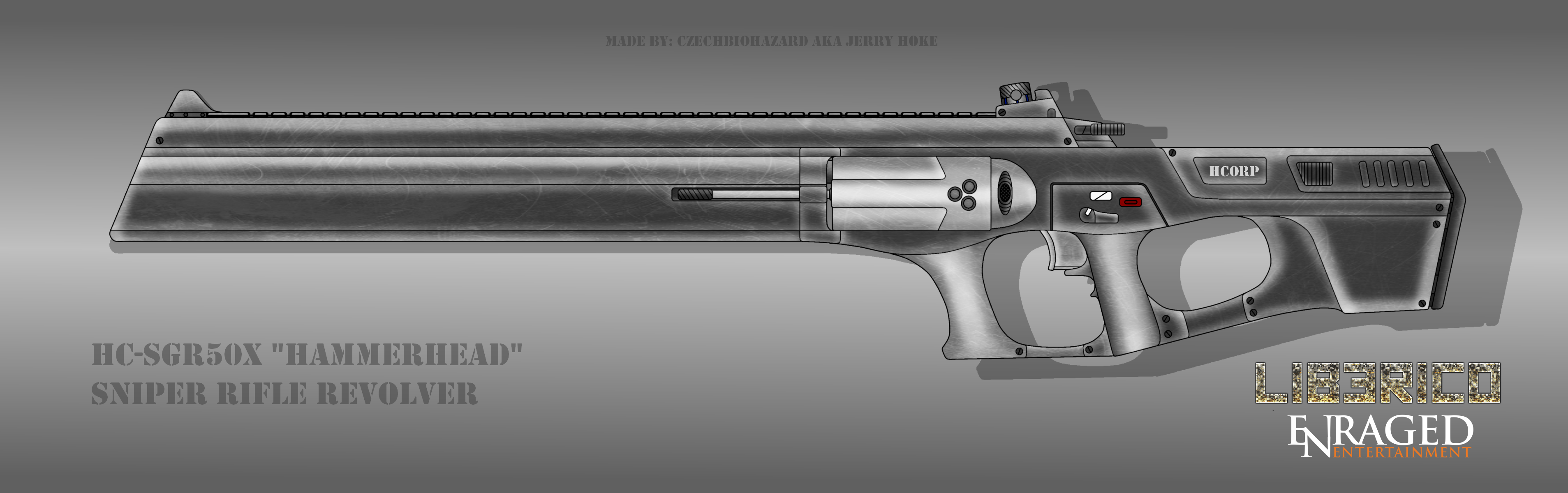 Fictional Firearm: HC-SGR50x Sniper Rifle