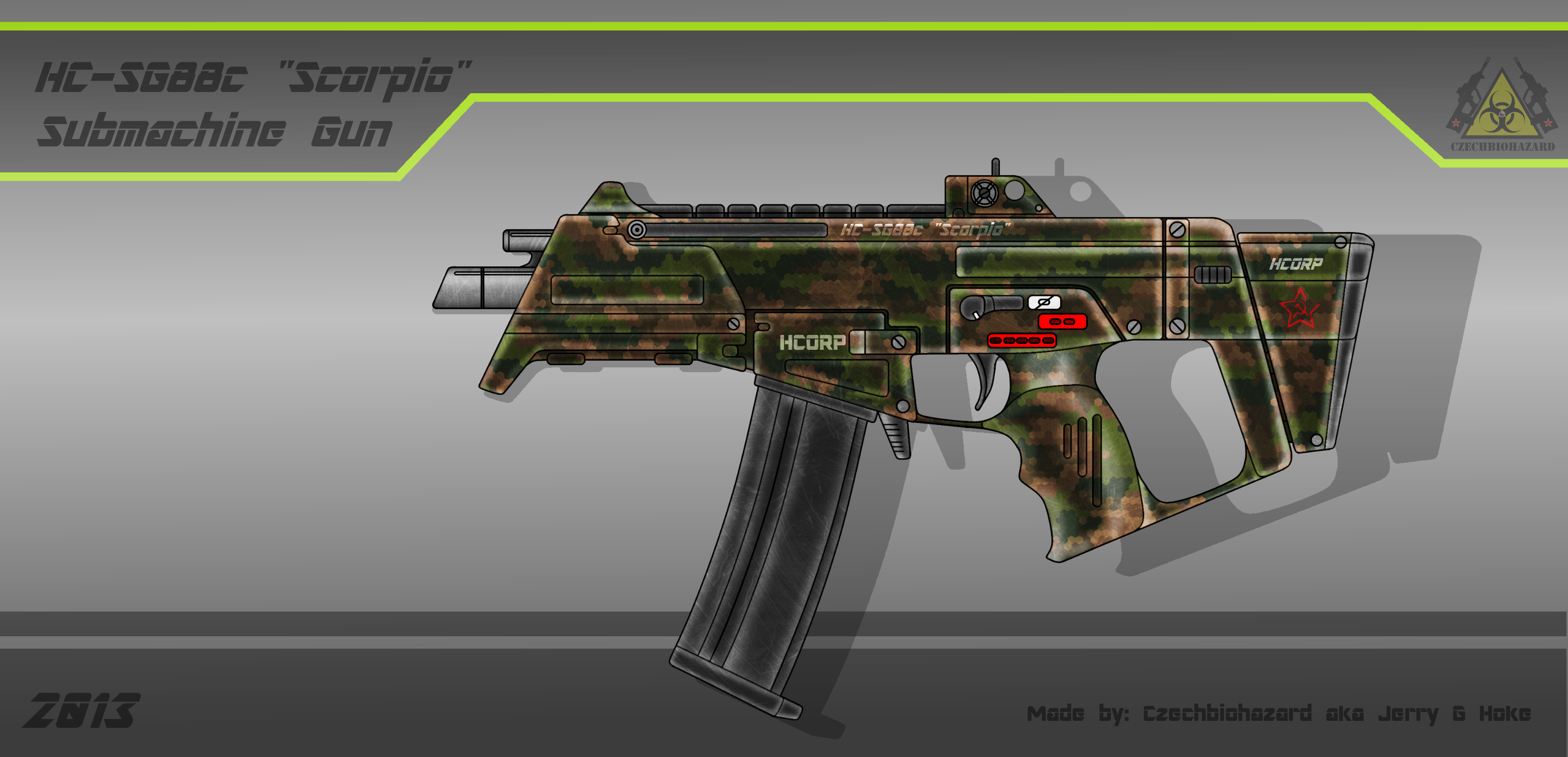 Fictional Firearm: HC-SG88C [Scorpio] SMG