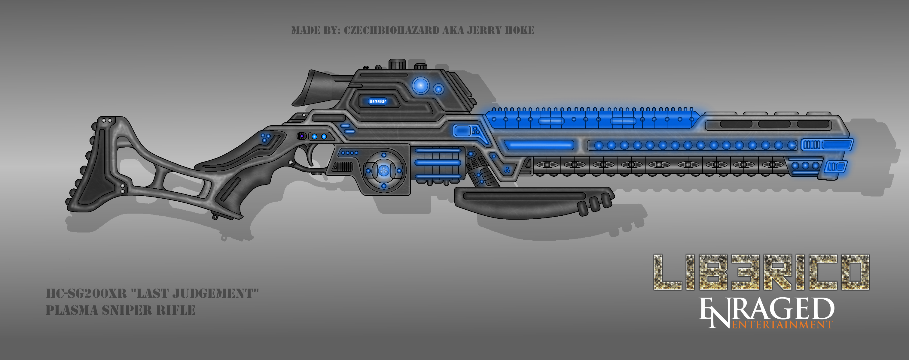 Fictional Firearm: HC-SG200XR Plasma Sniper Rifle