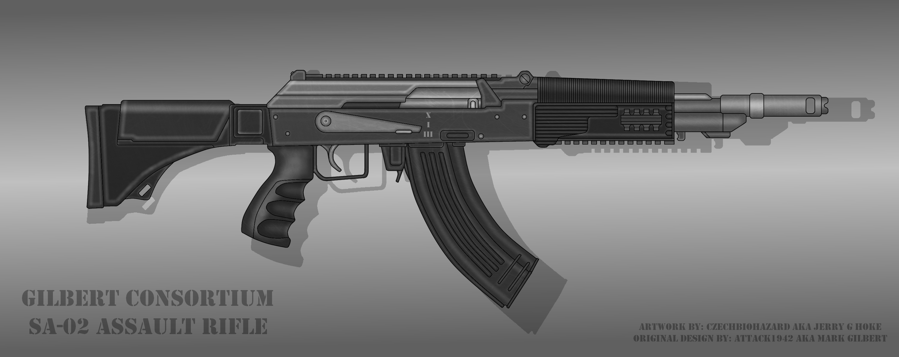Commission for ATTACK1942: SA-02 Assault Rifle by CzechBiohazard on ...
