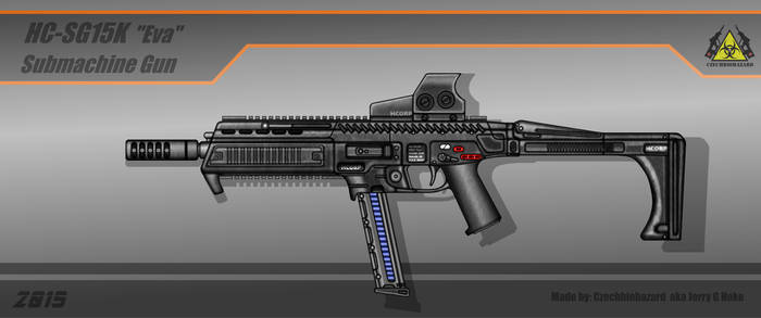 Fictional Firearm: HC-SG15K [Eva] SMG