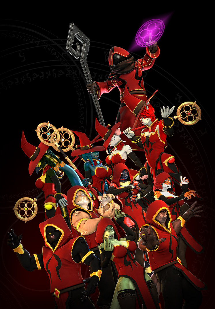 Magical Rmy Army of mages by petruz3D on DeviantArt
