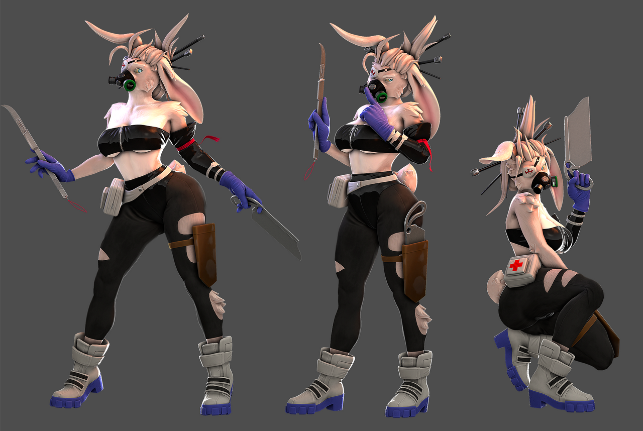 Killer Rabbits Deviantart Killer rabbit by petruz3D on DeviantArt