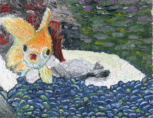 Van Gogh-style Fish Painting